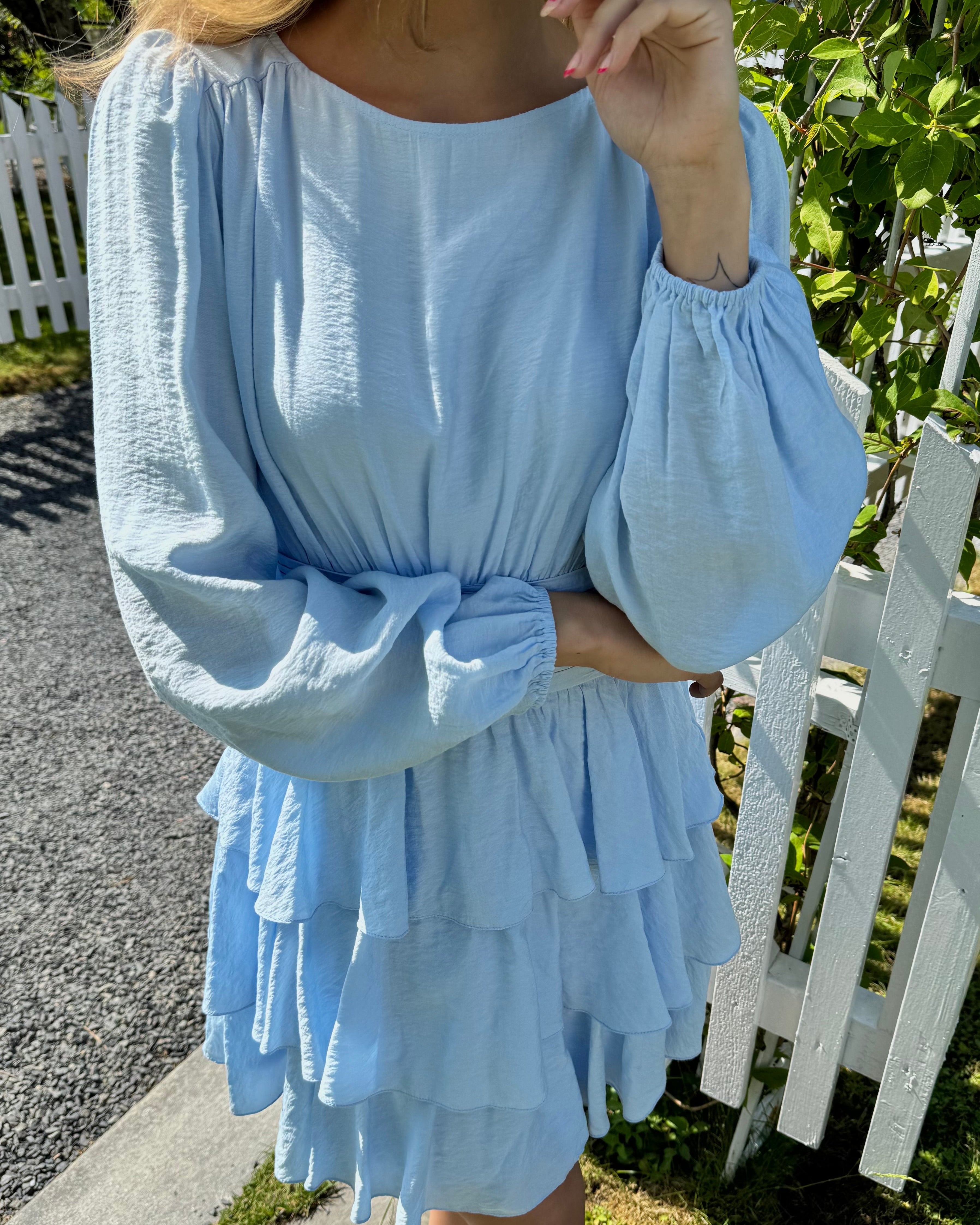 VMLISE Short Dress - Cashmere Blue